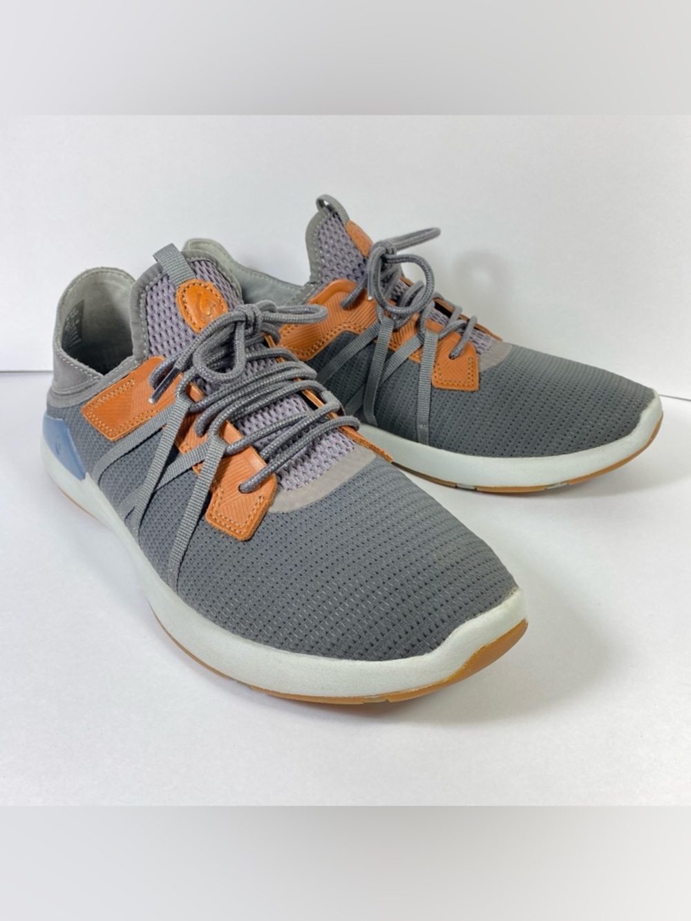 Olukai Mio Li Athletic Sneakers Lightweight Mesh Comfort Gray Men’s Shoes Sz 13